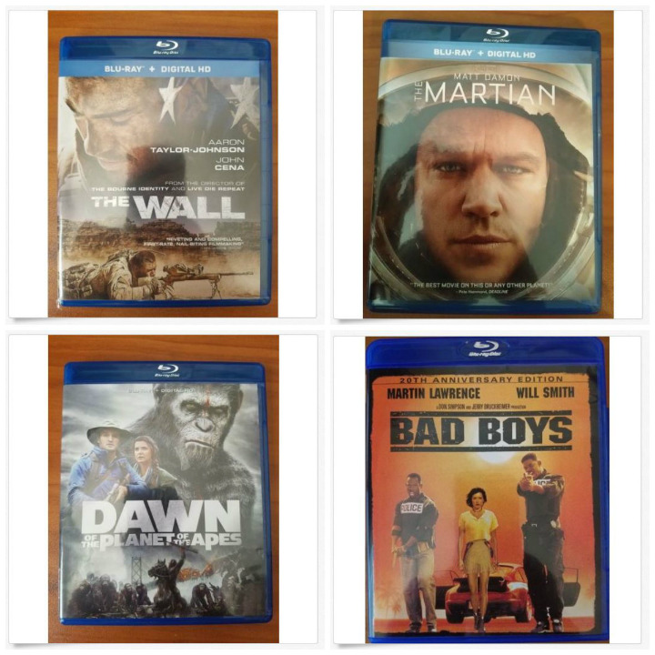 Action Adventure Movies Blu-Ray DVD