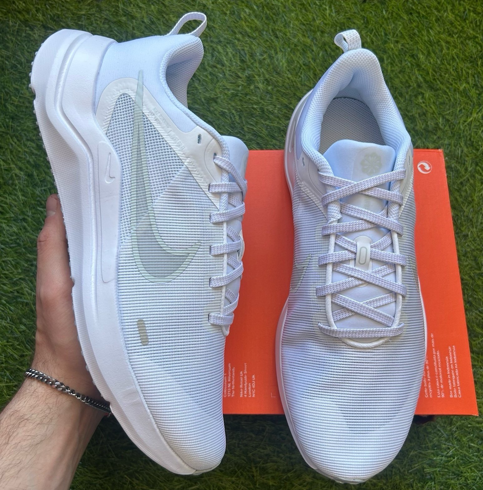 NEW Nike Downshifter 12 White Pure Platinum Women’s Size 9
