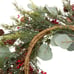 20 Inch Christmas Wreath for Front Door Artificial Winter Wreath with Eucalyptus