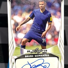 Bruno Guimaraes signed AUTO Card Leaf BA-BG3