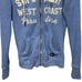 Superdry Full Zip Light Blue Hoodie