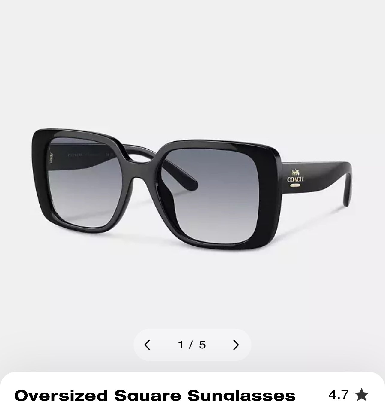 Coach sunglasses