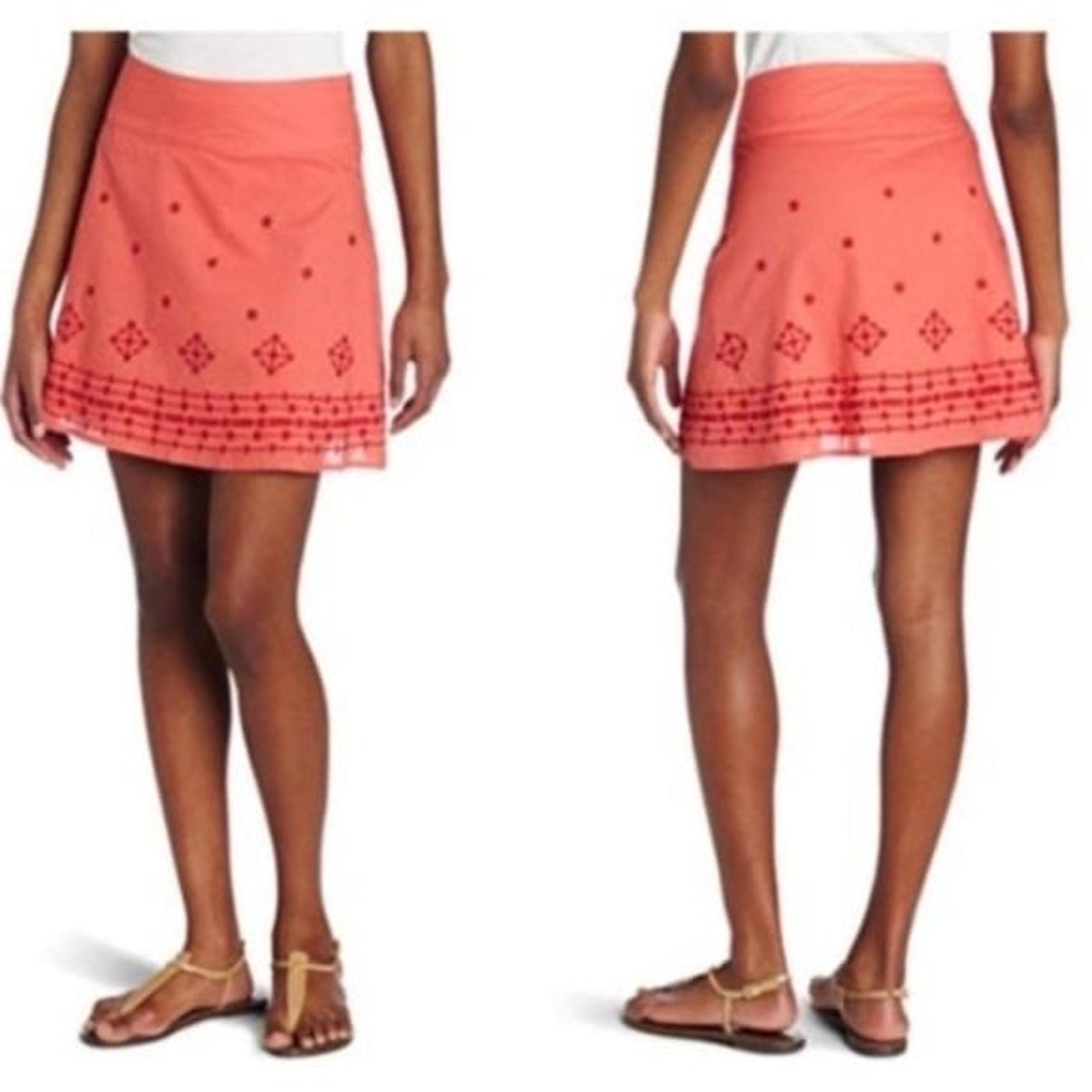PrAna Breathe Embroidered Mini Skirt Women’s 4 Small