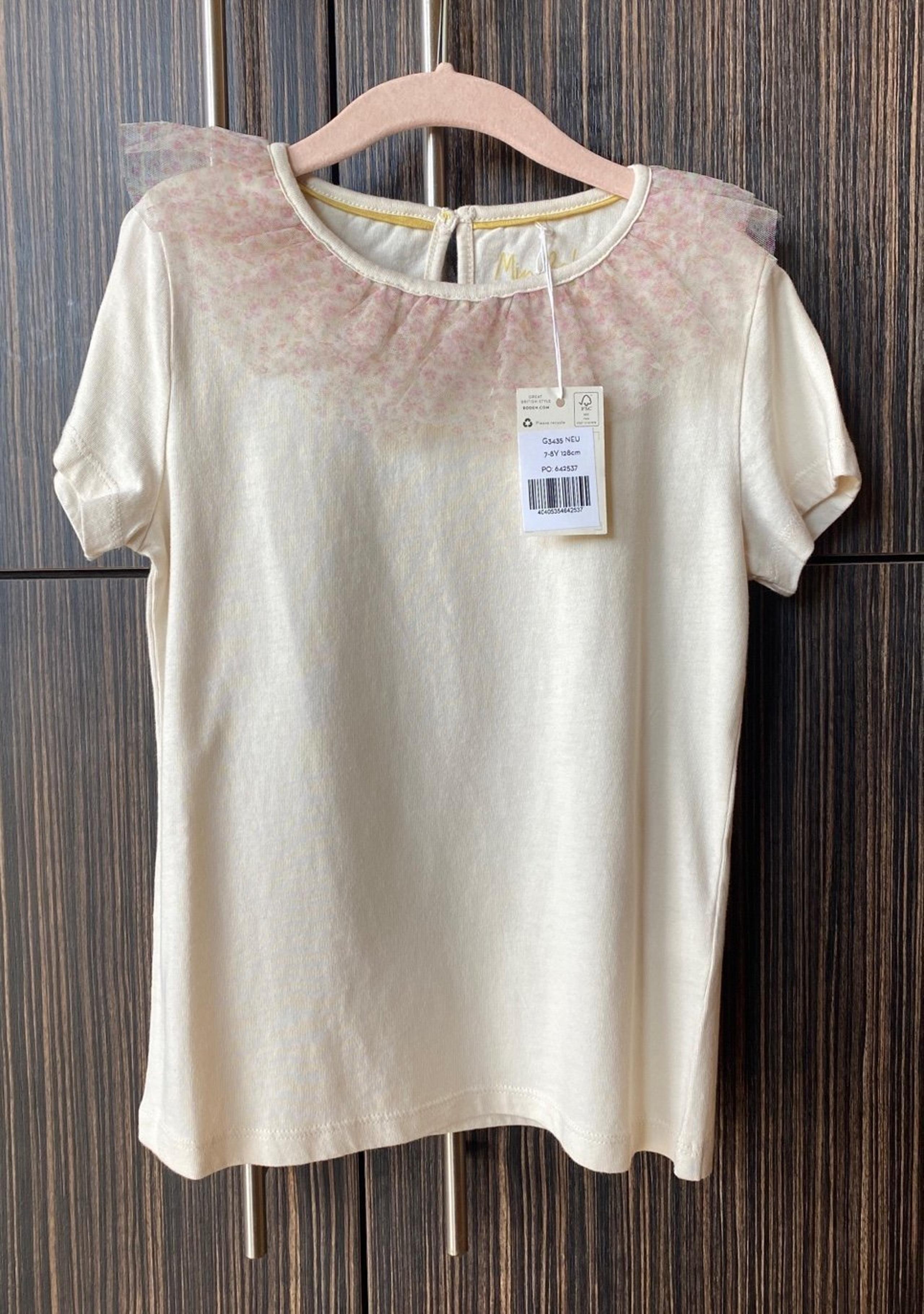New with tags Mini Boden t-shirt girls size 7/8