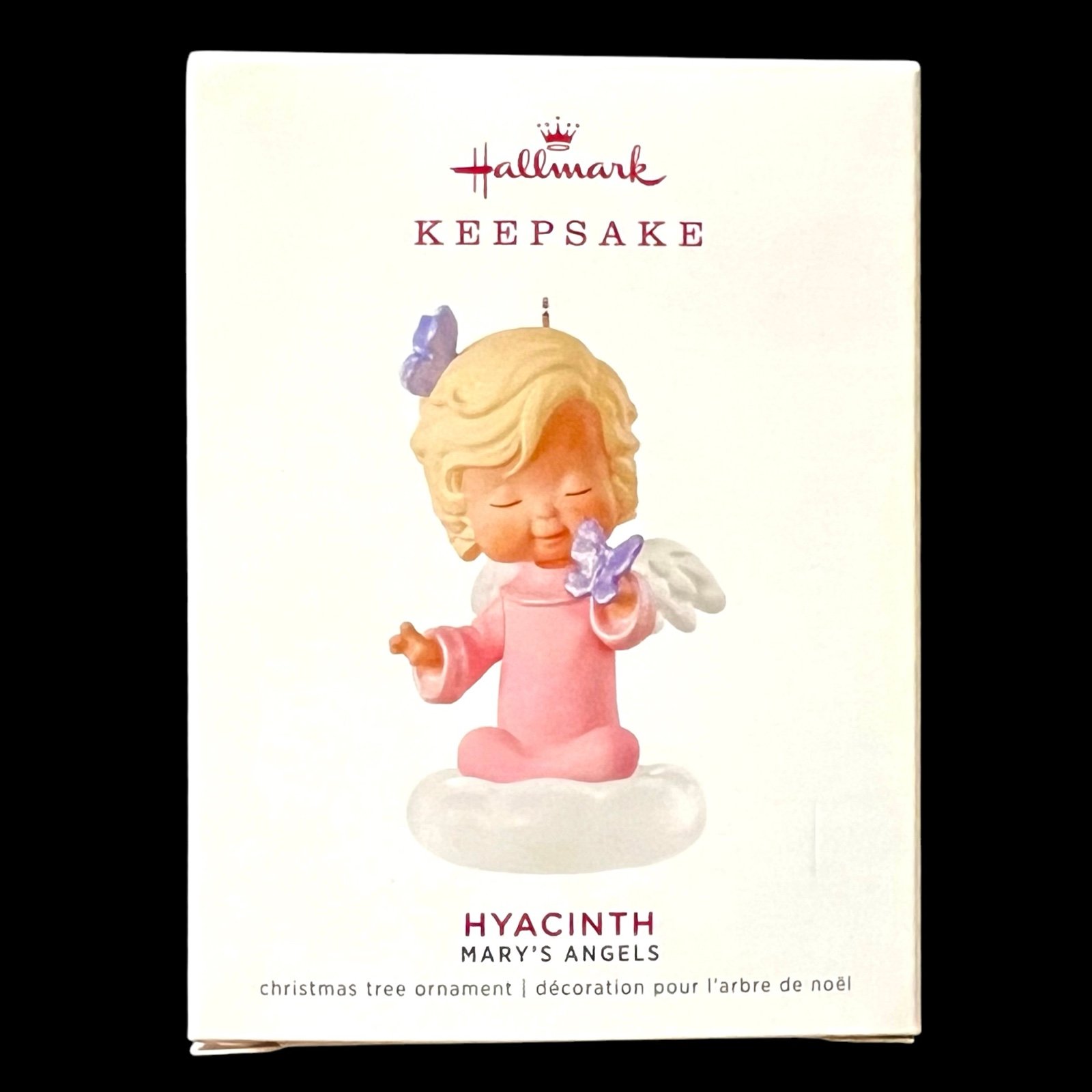 Hallmark 2019 Hyacinth Marys Angels Keepsake Christmas Ornament Series Butterfly