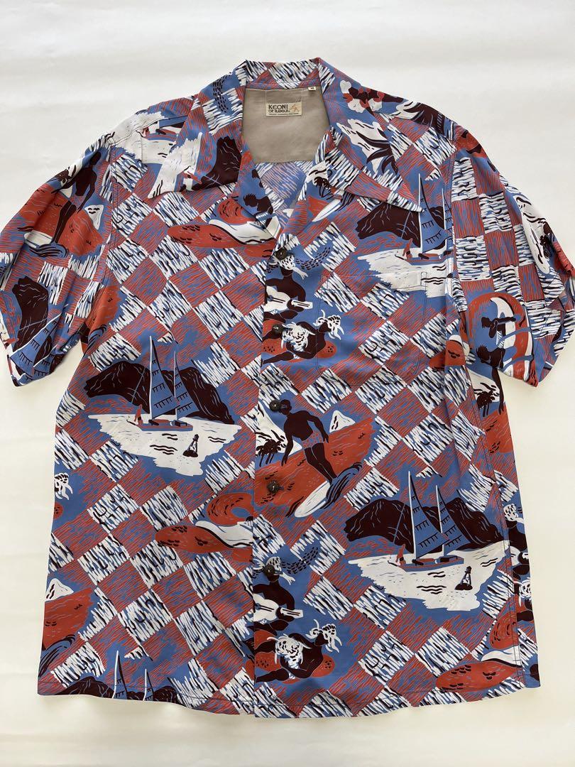 KEONI OF HAWAII/JOHN MEIGS/Aloha Shirt M