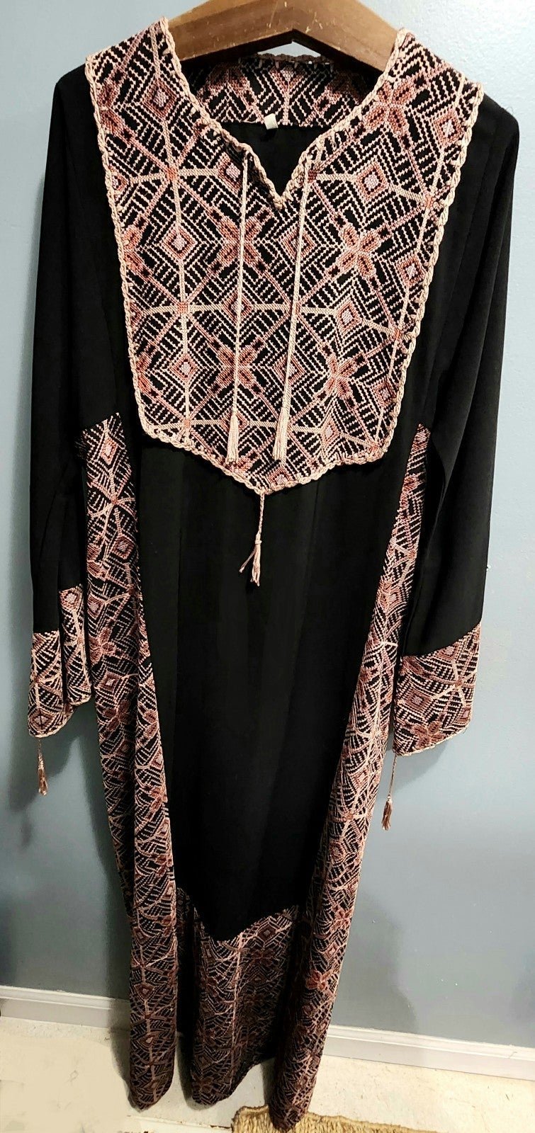 Vintage Embroidered Hippie Dress