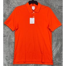 NWT SWIMS Men's Sunnmore Polo Shirt Golf Orange Large SWK164CP MSRP 125.00