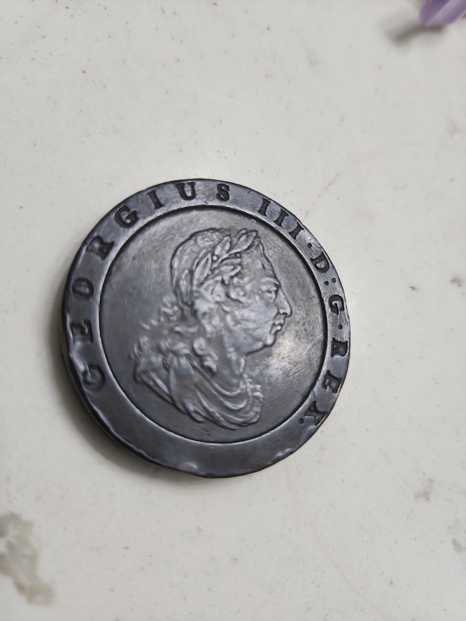 1797 British 2 pence