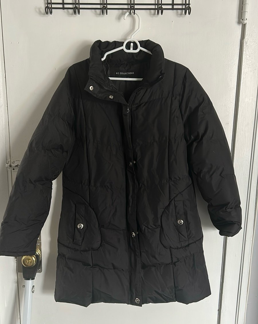 Black Puffer Winter Coat