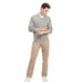 NWOT Tommy Hilfiger 100% Cotton Gray V-Neck Sweater Sz XL