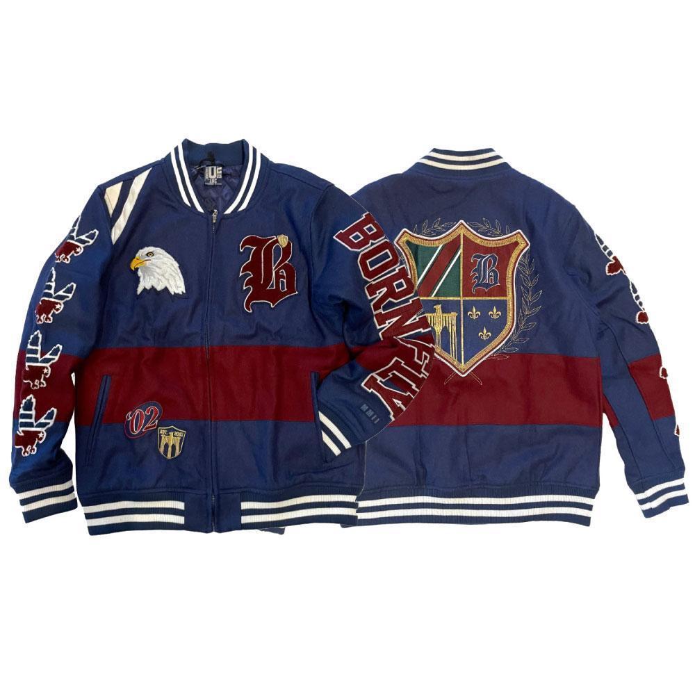 New L BORN FLY Stadium Jacket