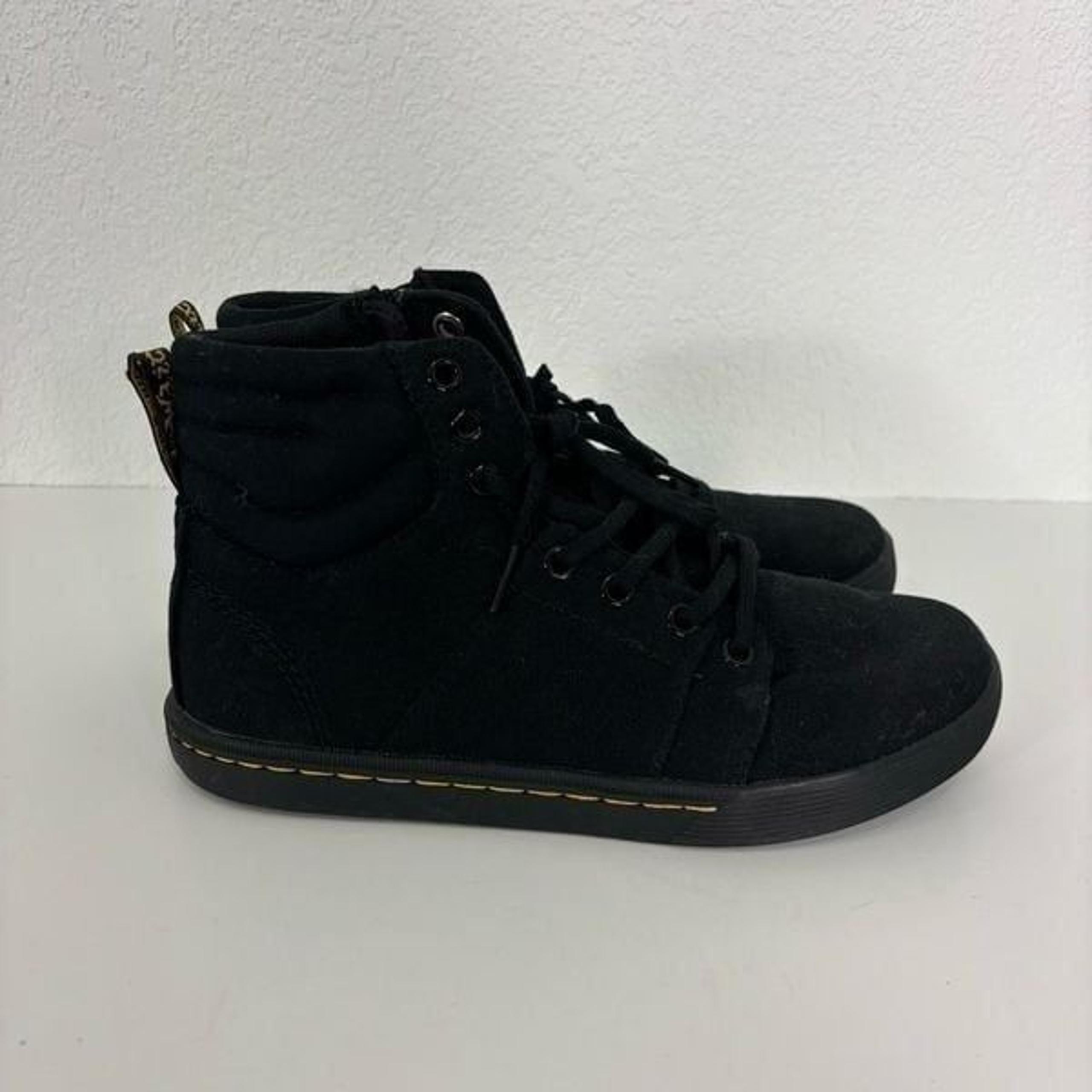 Dr. Martens Black Lace Up Rozarya Sneaker Shoes