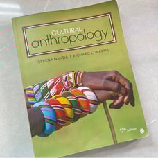 Cultural Anthropology. 12th Ed. Paperback Book. College
