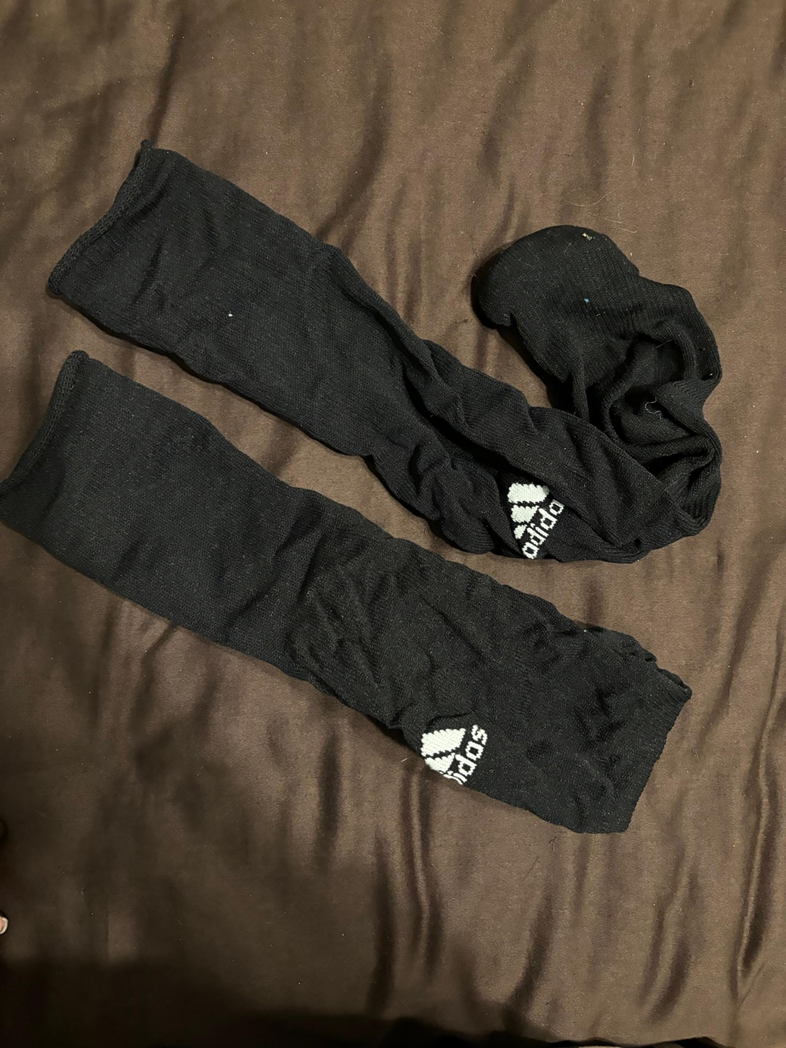 Adidas black soccer socks