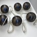 Sunsetter Patio Lights RV Camper Awning Lights Set of Six Smoke Colored 80018
