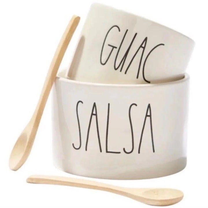 Rae Dunn Guac and Salsa Bowls