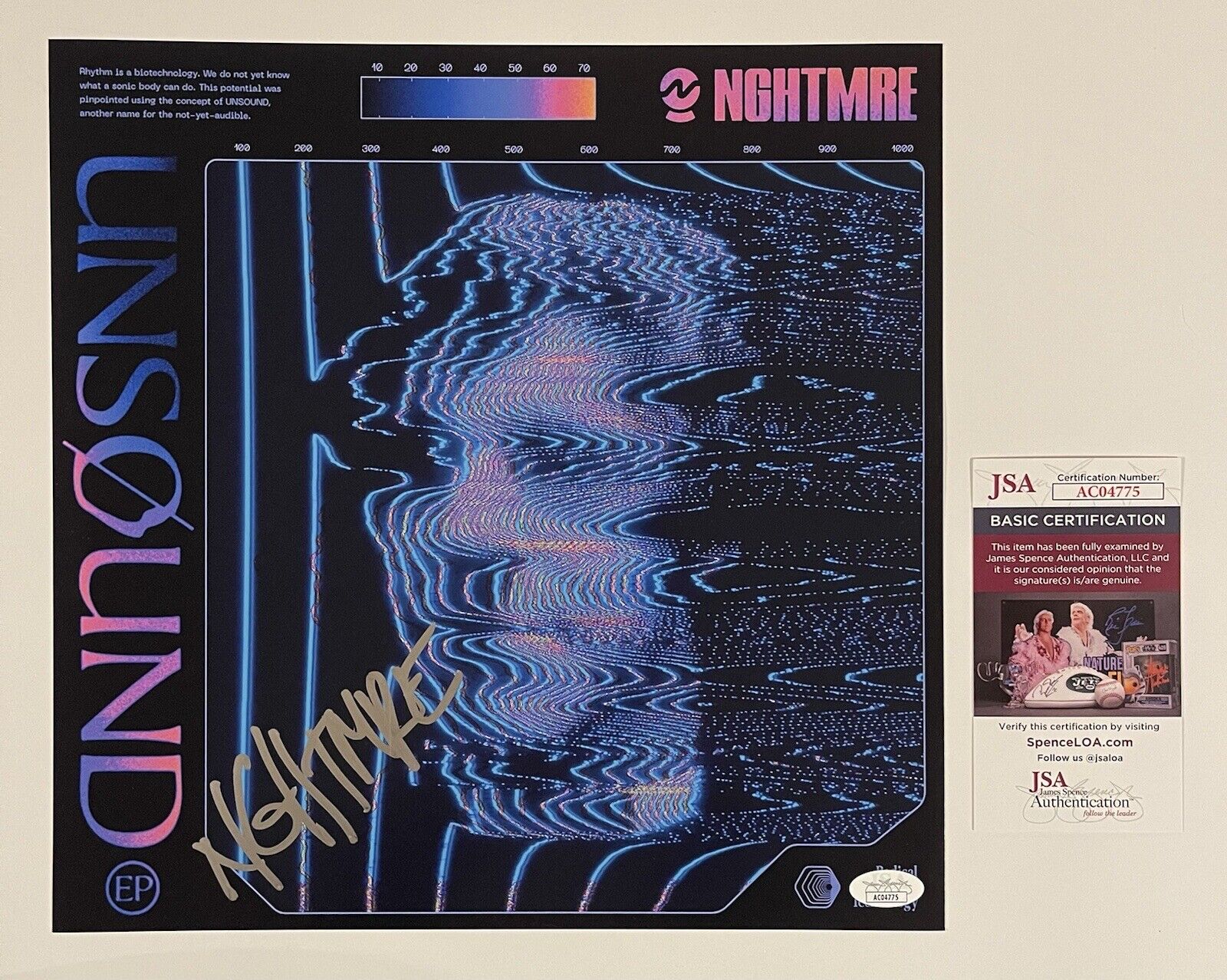 NGHTMRE SIGNED 12x12 PHOTO EDM DJ PRODUCER JSA COA