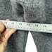NWT AllSaints Sedona Midi Dress Wool Alpaca Charcoal Grey Women’s Size Medium
