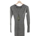 NWT AllSaints Sedona Midi Dress Wool Alpaca Charcoal Grey Women’s Size Medium