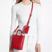Michael Kors Vincent Extra-Small Saffiano Leather Crossbody Bag W/Logo Card Cas