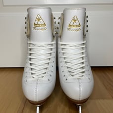 Jackson Ultima Freestyle DJ2170 Ladies Girls White Figure Ice Skates Size 4.5 C
