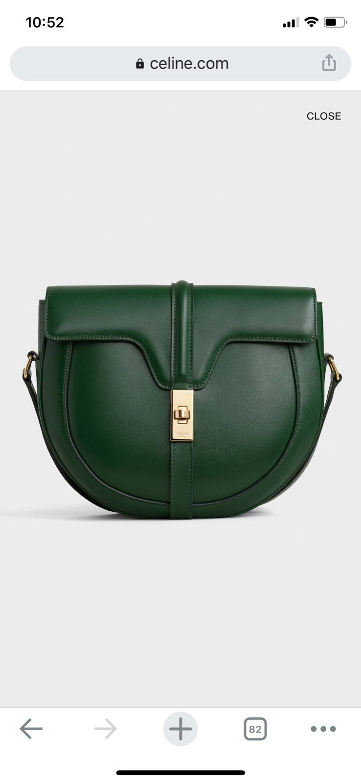 Celine Besace 16 in Satinated Calfskin