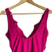 Lauren Ralph Lauren Beach Club Ruffle Surplice Pink One Piece Swimsuit Size 12