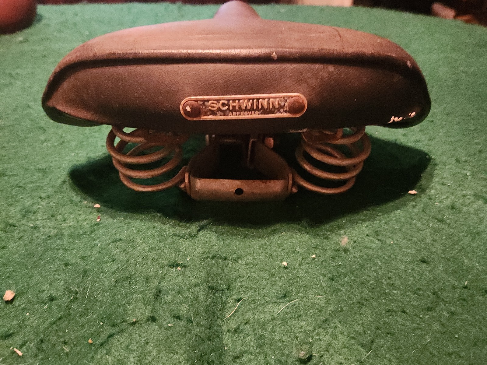 Vtg. Schwinn Dual Spring Bicycle Seat