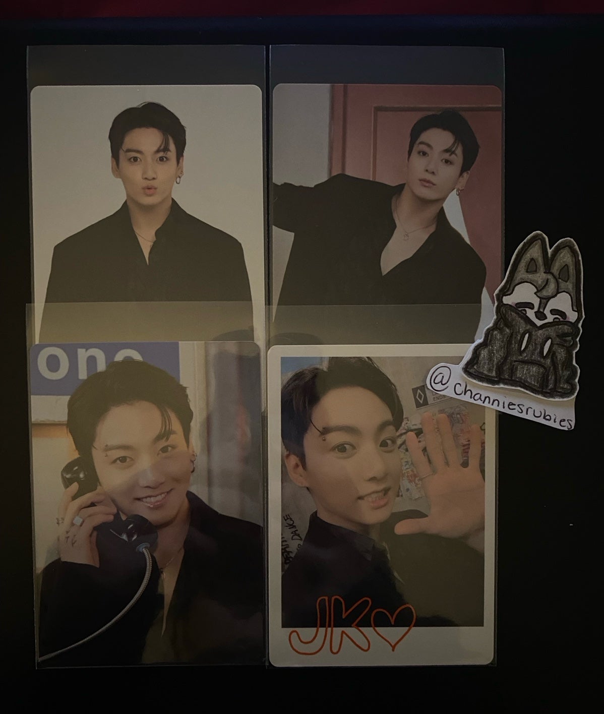 BTS ptd jungkook mini photocard set