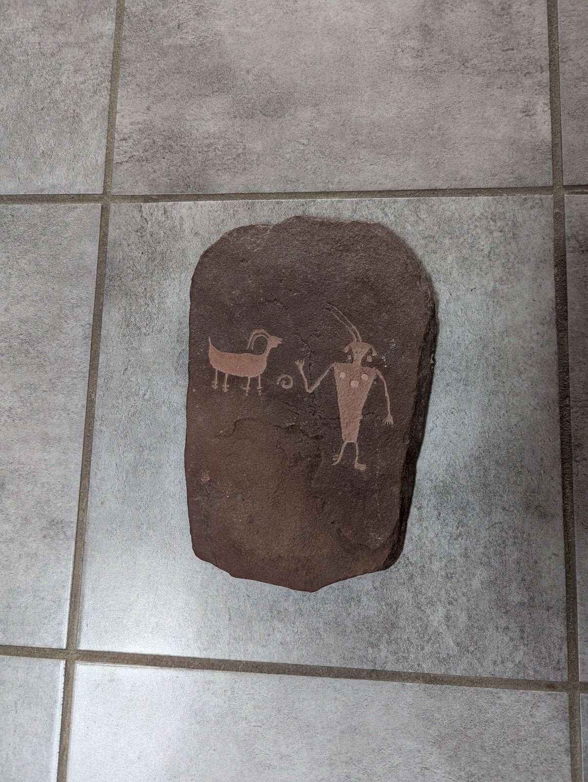 Petroglyph Reproduction Wall Hanging Art Fremont Dinosaur Nat'l Monument 10 x6.5