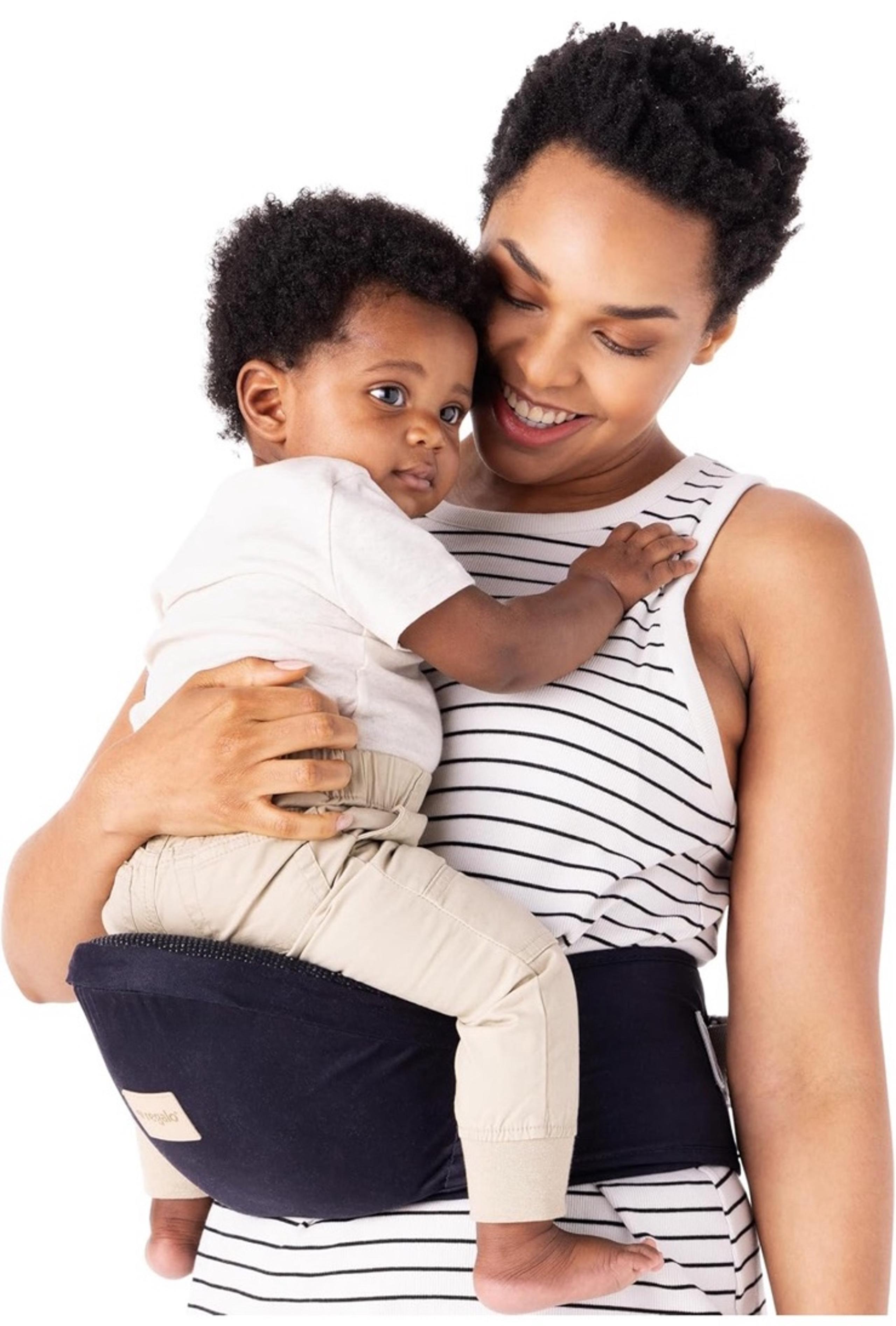 Baby Hip Seat Carrier Adjustable|Waist Belt, Reinforced Buckle & Storage pockets