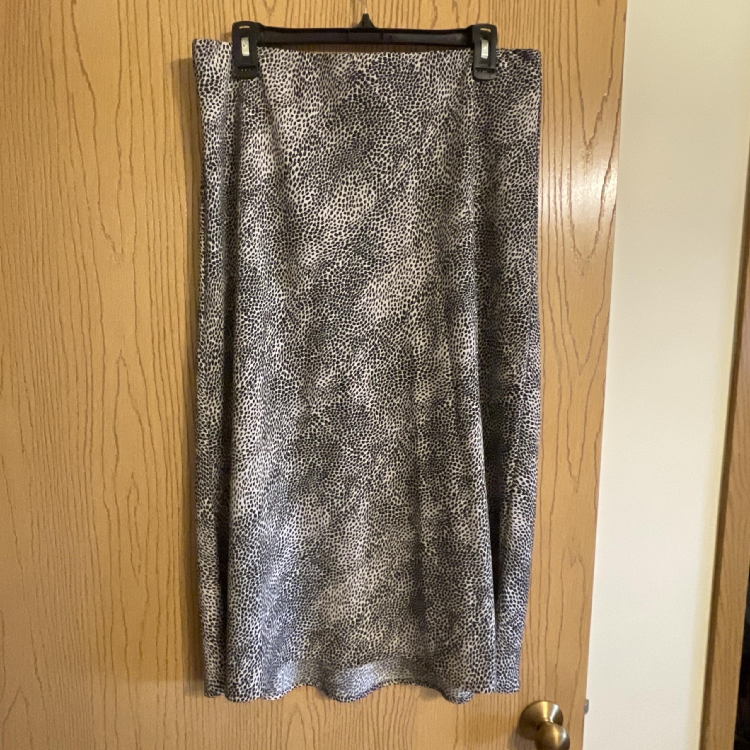 Women's Rachel Zoe Skirt Animal Print Size 12 Tan / Black