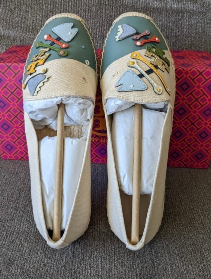 Tory Burch Fish Espadrilles size 8
