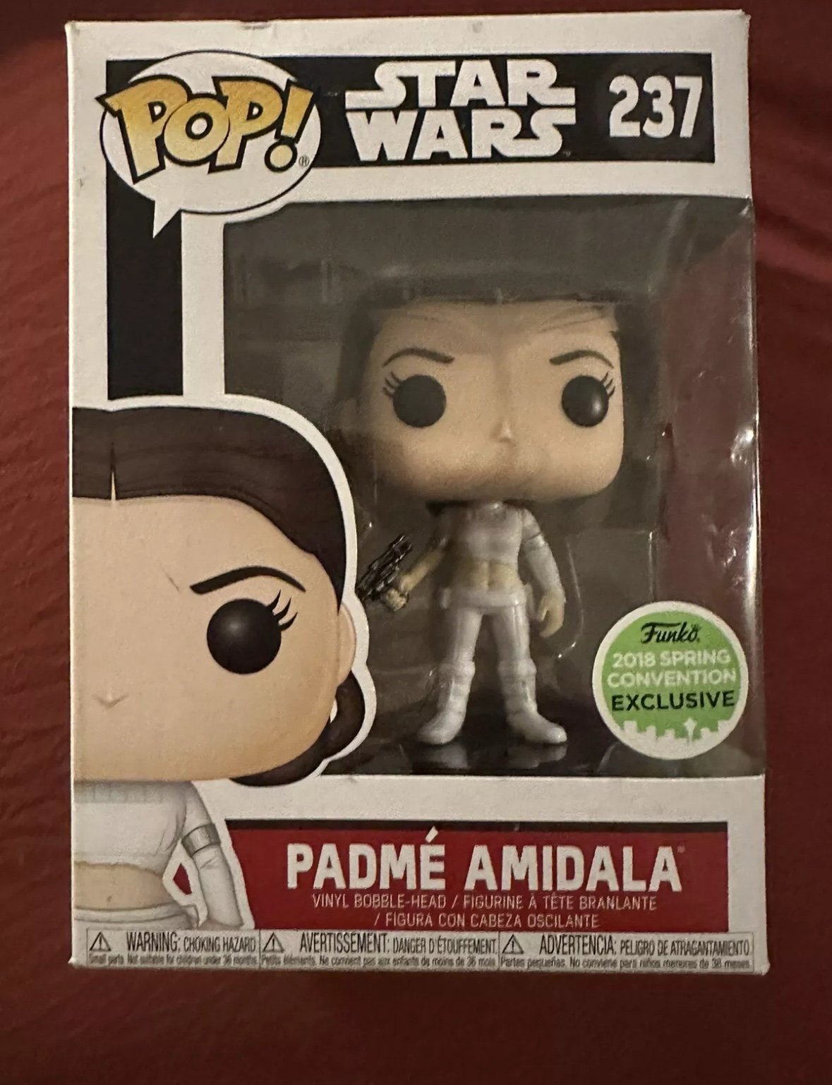 Funko Pop Star Wars - Padme Amidala (237) - 2018 Convention Exclusive - UNOPENED