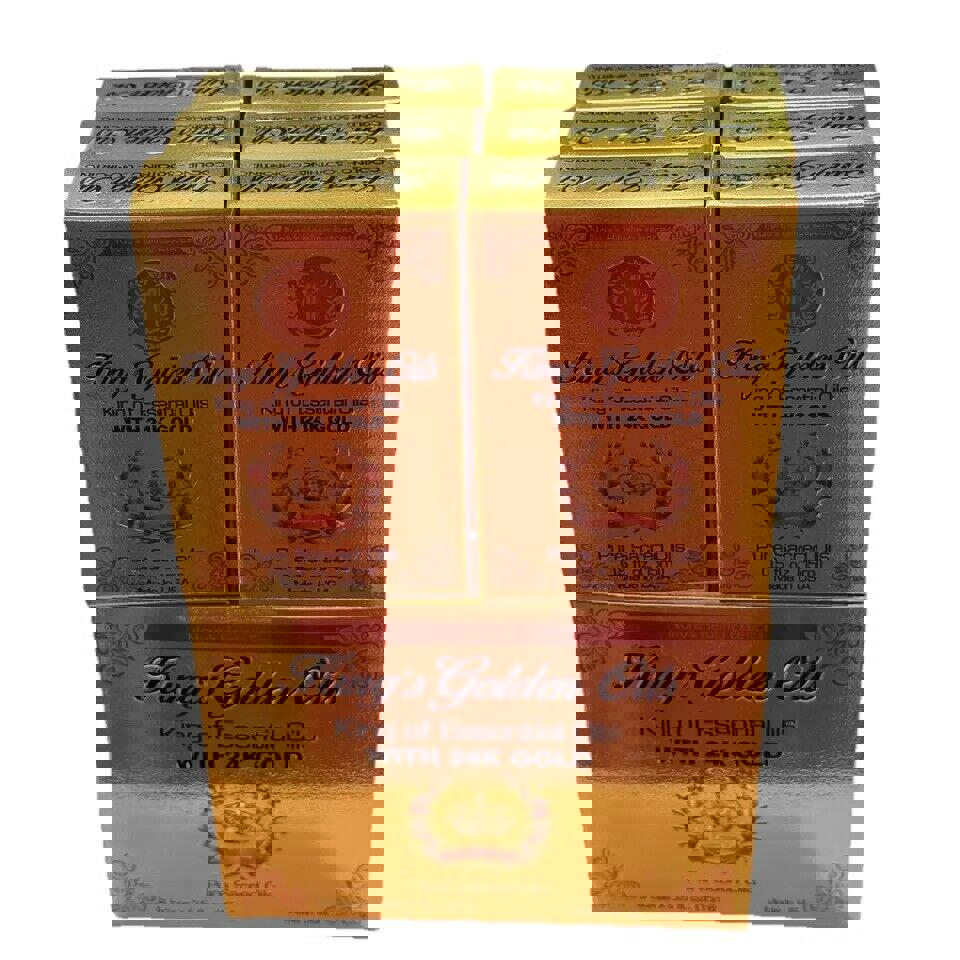 PACK OF 6 Bottles, King's Golden Oils Dau Vang Thien Tue 0.5oz 15mL, Made in USA