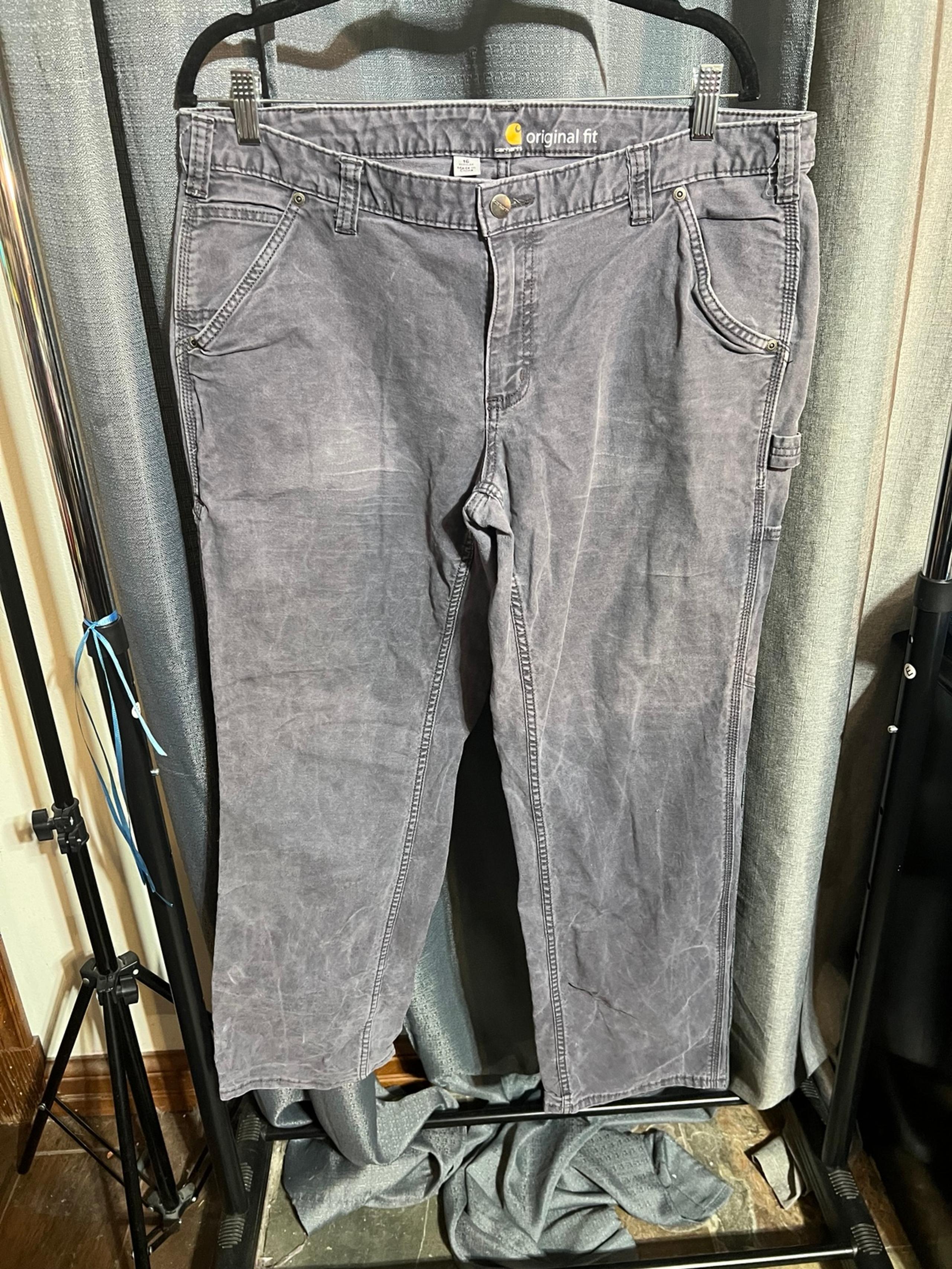 womens Carhartt original fit grey pants