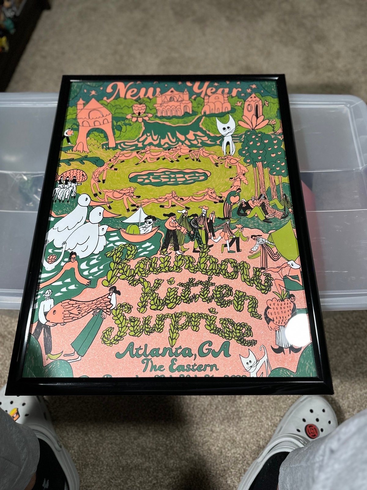 Rainbow Kitten Surprise 2024 New Years poster