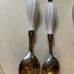Vintage Godinger Silver Art Serving Spoon and Pasta Server - Silver Plated with
