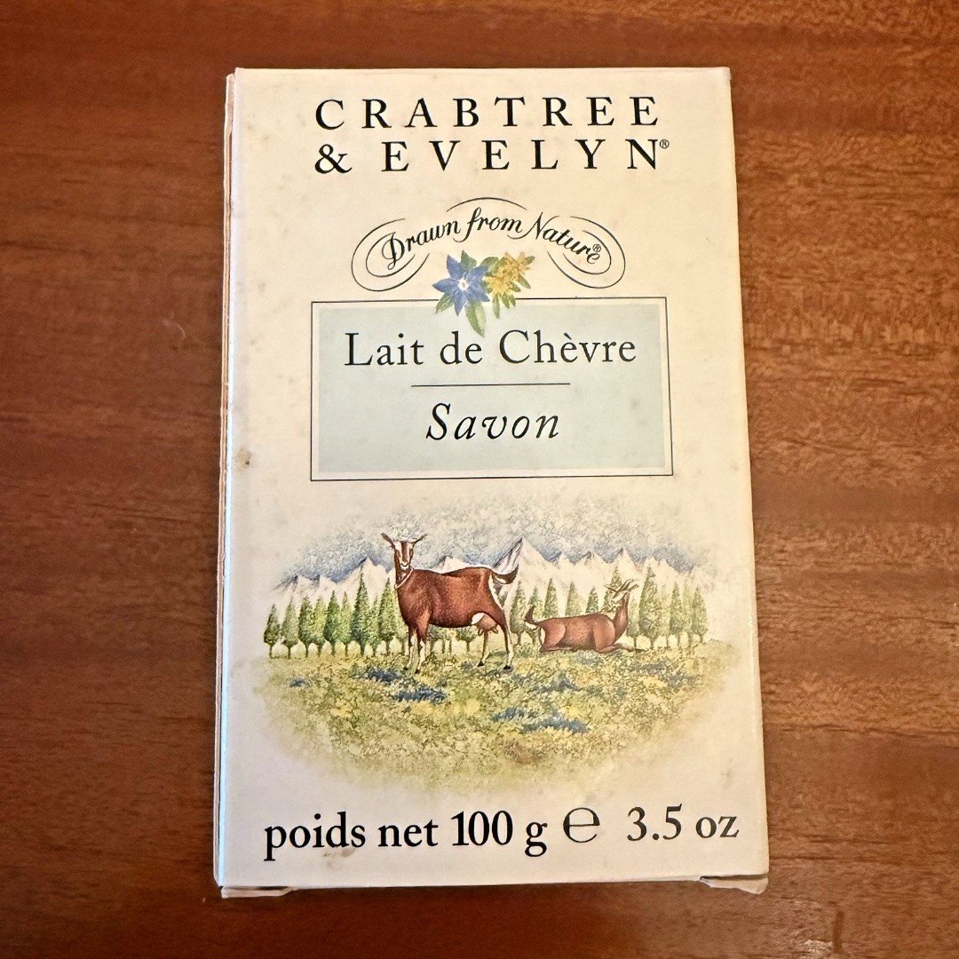 Vintage 1997 Crabtree & Evelyn Goatmilk Soap – 100g / 3.5 oz – Triple-Milled