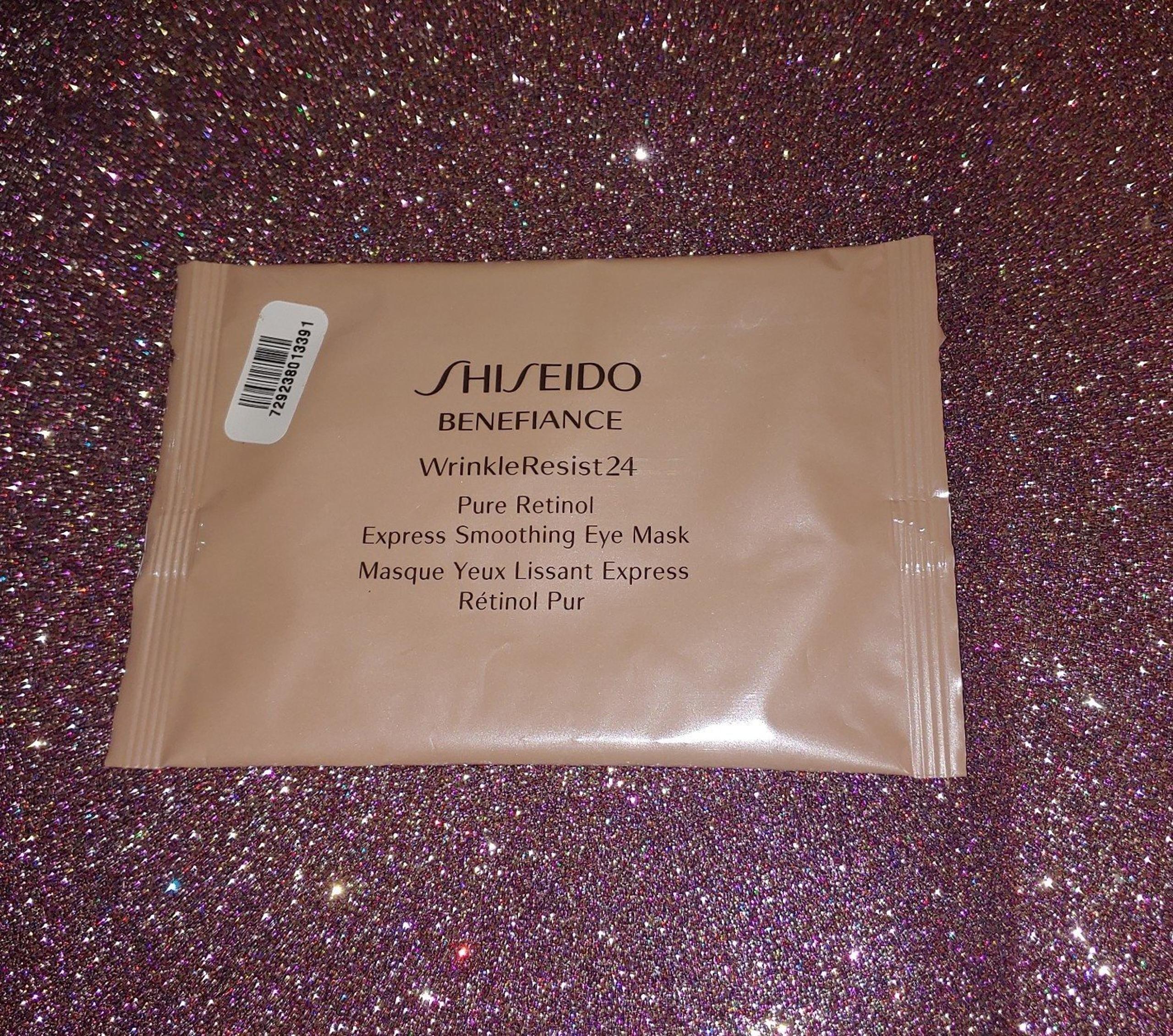 Benefiance WrinkleResist24 Pure Retinol Express Smoothing Eye Mask Shiseido