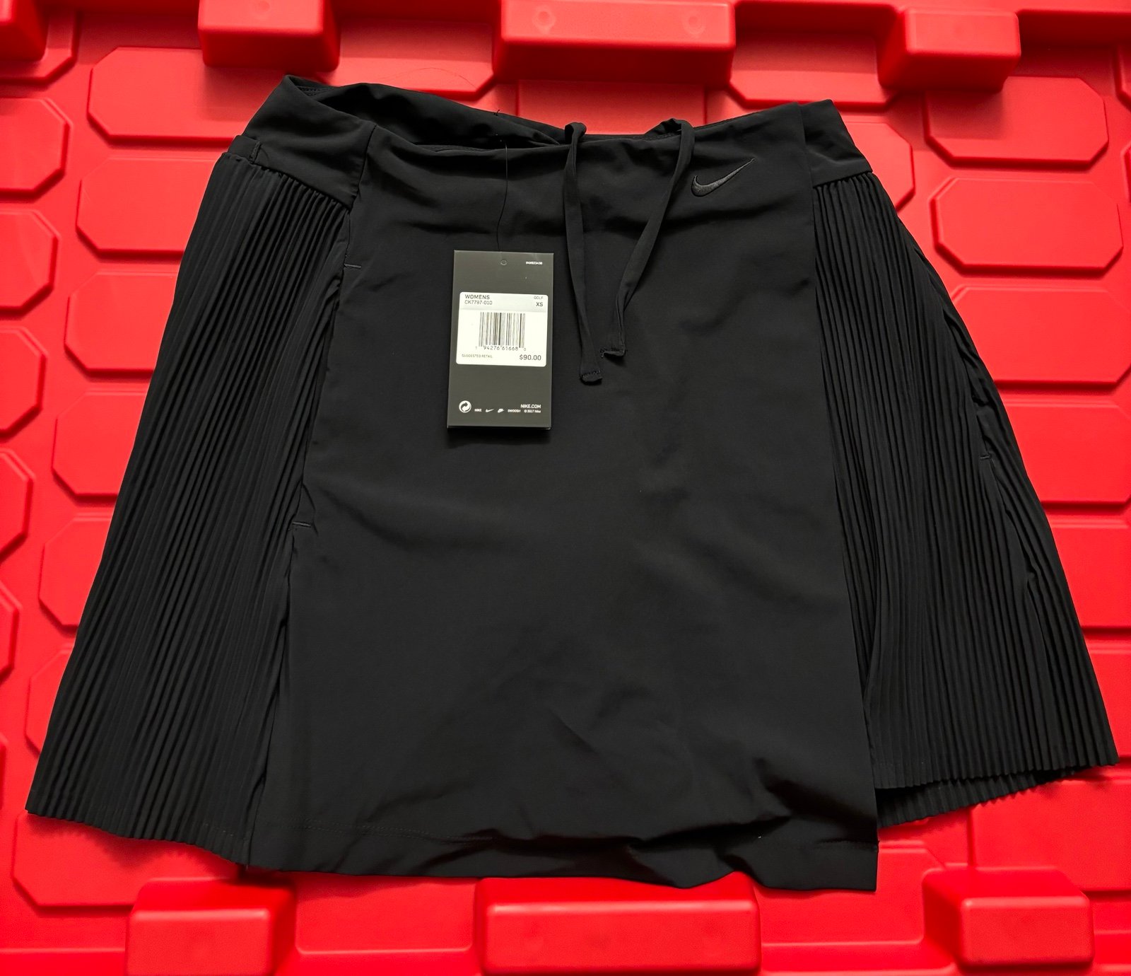 Nike Dri-Fit Ace Flex Women’s Black Tennis Skirt Size XS