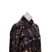CAMILLA and MARC Women's Velvet Long Sleeve Top Mock Neck Cassini Print sz 8
