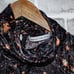 CAMILLA and MARC Women's Velvet Long Sleeve Top Mock Neck Cassini Print sz 8