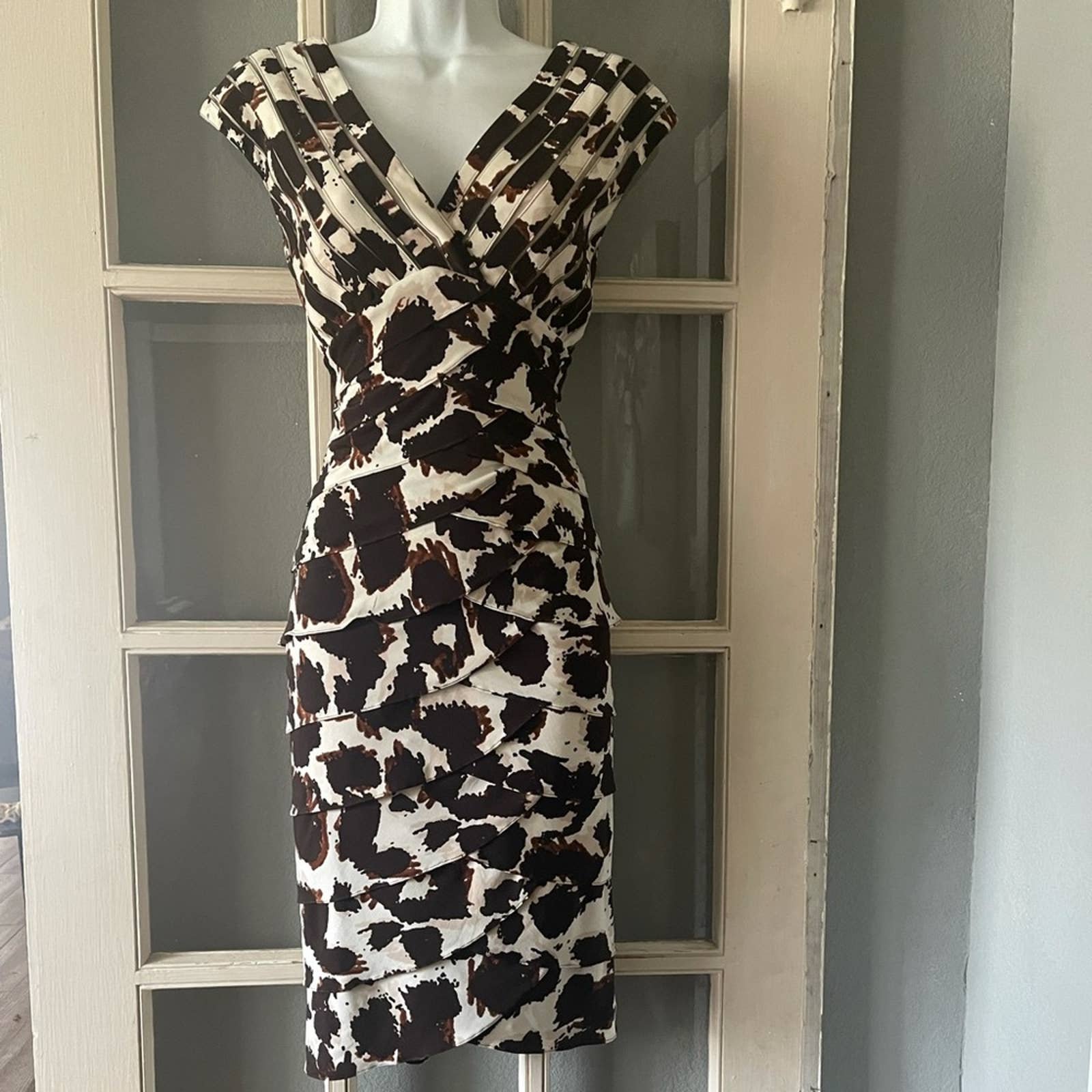 Cache Animal Print Dress