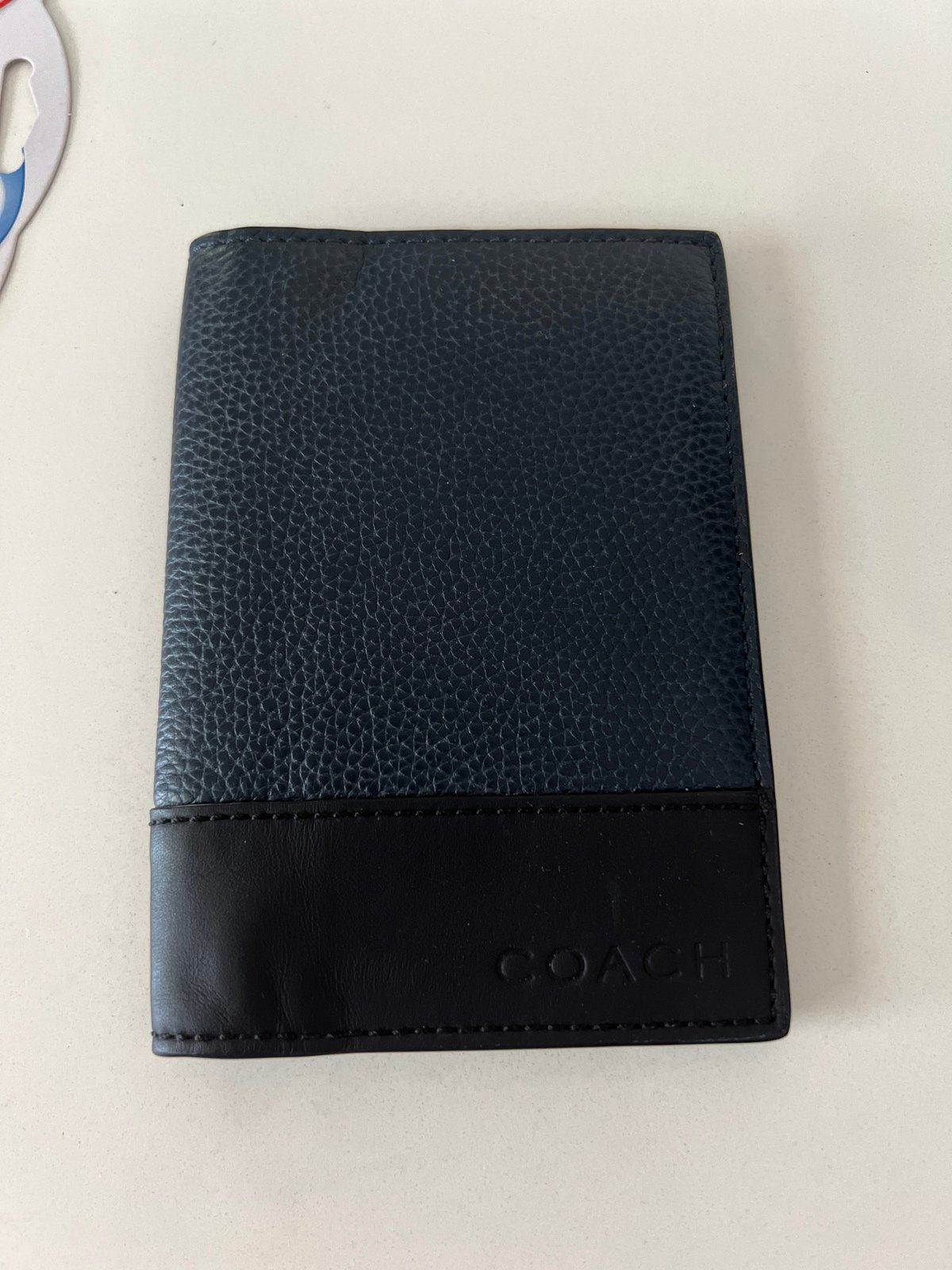 Coach passport holder