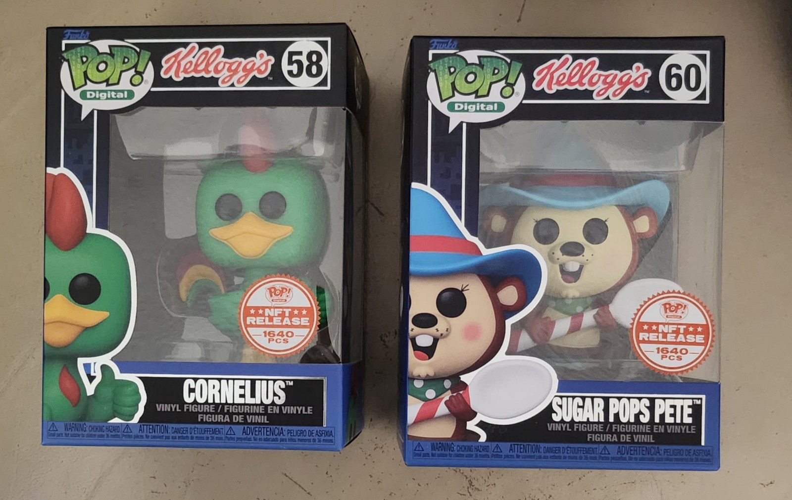 Cornelius and Sugur bear Pete NFT funko pop 1640 pieces