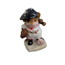 Wee Forest Folk BATTER UP WFF MS15 RED WHITE Baseball's Joe DiMousio 1989 Boston