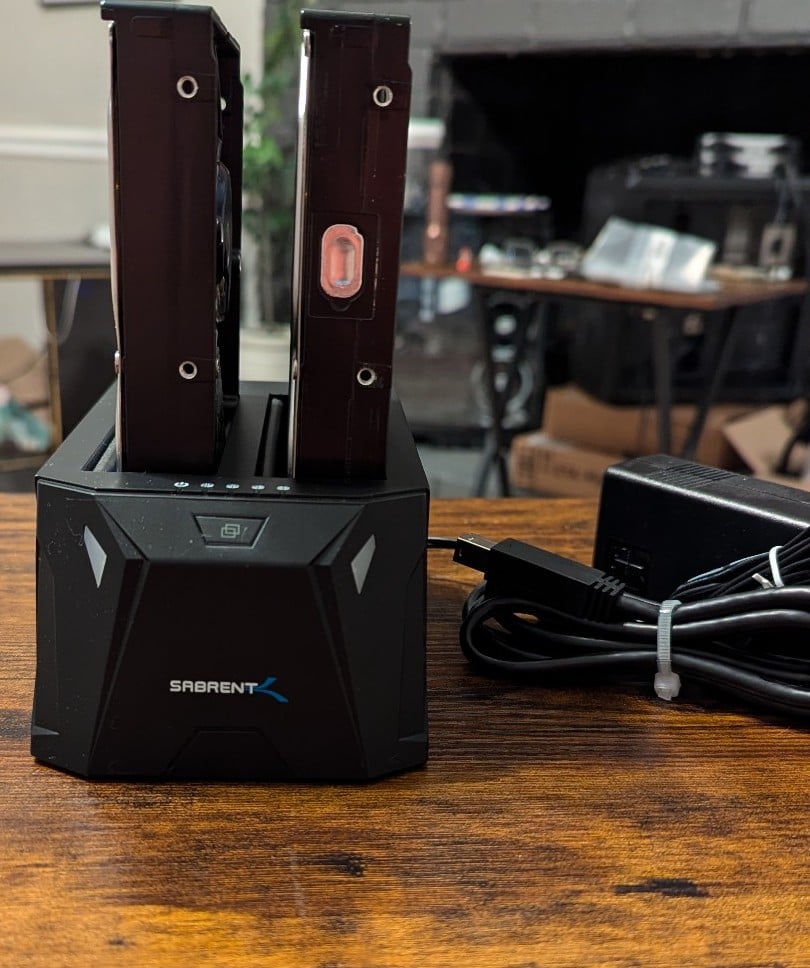 SABRENT USB 3.0 to SATA I/II/III Dual Bay External Hard Drive Docking Station