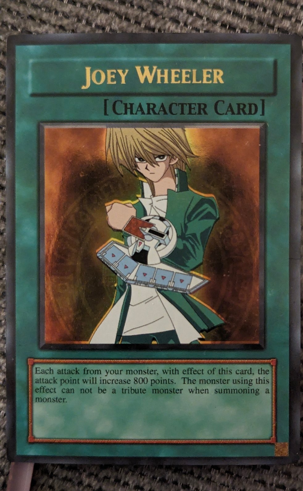 Yu-Gi-Oh tournament character card